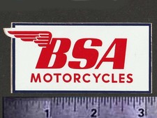 BSA Motorcycles - Original Vintage 1970's 80's Racing Decal/Sticker MX Moto picture