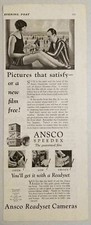 1928 Print Ad Ansco Readyset Cameras & Speedex Film Binghamton,NY picture