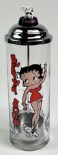 VINTAGE 1998 BETTY BOOP & PUDGY STRAW HOLDER WITH BOX picture