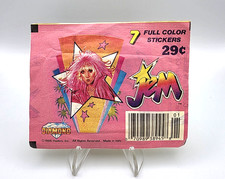1986 Hasbro Diamond Jem 1 Factory Sealed Sticker Pack picture