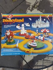Vintage 1986 Disneyland Play Set Train Playmates Complete Engine Needs Treads picture
