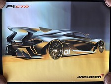 McLaren P1 GTR Two-Sided Original Factory Poster picture