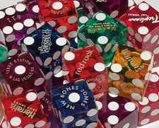 Authentic Las Vegas & Nevada Casino Table-Played Craps Dice 2 Pairs (4 Dice) picture