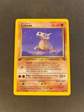 1st Edition - Cubone 50/64 - Jungle Set - Vintage 1999 Pokemon Card - Near Mint picture