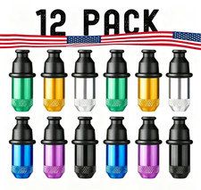 12Pcs Sneak a Toke Mini One Hitter Smoking Pipe Metal Portable With Tool a picture