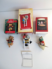 Lot of 3 Vintage Hallmark Holiday Ornaments Issued Years 1991 1994 2004 picture