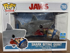 Pop Jaws #760 Shark Biting Quint 2019 Summer Convention Exclusive NEW SEALED picture