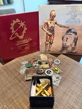 Authentic Disney Pins and Puzzle + 50th anniversary Book of ILM + Vinyl Record picture
