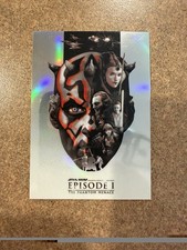 2026 Topps Chrome Star Wars Eras The First E-1 SSP Darth Maul Episode I MINT 🔥 picture