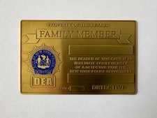 1 NYPD PBA DEA LIFETIME GOLD CARD CARD 2026 Not LBA PBA SBA CEA picture