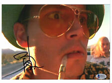 JOHNNY DEPP SIGNED FEAR AND LOATHING IN LAS VEGAS 8X10 PHOTO AUTOGRAPH BECKETT picture
