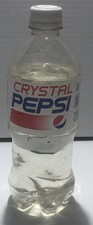 Crystal Pepsi Clear Soda 20oz Bottle 2016 Collectible Expired picture