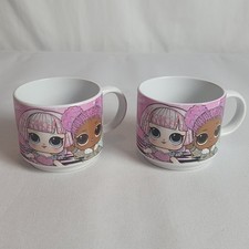 LOL Surprise Galerie Coffee Mug Tea Cup Doll Characters Set of 2 Mugs picture