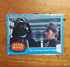 Topps 1977 Star Wars Base Set The Villainous Darth Vader #141 Non-Sport picture