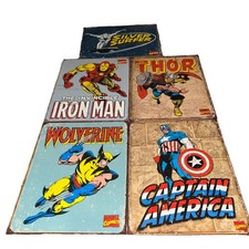Marvel Comics Vintage Design Tin Metal Comic Book Characters 16