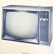 1970 Sylvania TV B12-1 B12-2 Wire Schematic Service Manual Sam's Photofact Vtg picture