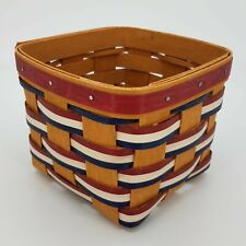 Longaberger 2017 Everyday USA Square Up Basket RETIRED LIMITED AMERICANA NEW picture