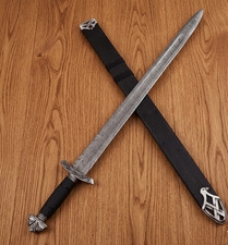 Handmade King Ranger Lothbrok Viking Sword-Authentic Norse Replica Sword picture