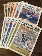WS Champs New York Mets 1986 Inside Pitch Newspaper Complete Run 12 Issues Rare picture
