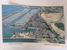 Vintage Postcard Dana Point Harbor Southern California 1980s? picture