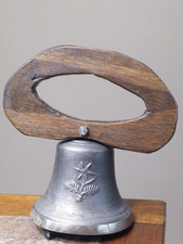 Vintage 3lb 7oz BRASS BELL w/ CLAPPER 5-1/2