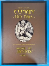 Conan Red Nails Barry Smith Original Art Archives Artist Edition Signed Roy Thom picture