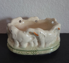 Vintage Vandor Japan Elephant Circle Planter Bowl Ring Of Friends MCM picture