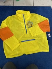Disney Parks Pixar “Inside Out’ Windbreaker yellow size Adult 1XL NWT picture