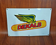 Vintage Advertising Dekalb Seed Corn Double-Sided Metal Sign 24