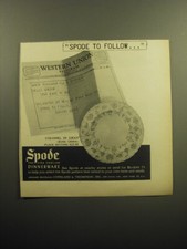 1958 Spode Colonel in Gray Bone China Advertisement picture