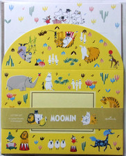 Hallmark Moomin Characters Animal Flower Moad Letter Yellow Envelope Set Japan picture