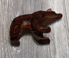 Vintage Hand Carved Ironwood Bear 4.5” Figure picture