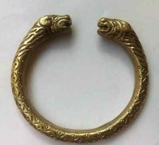Designer Heavy Brass Bracelet Cuff Kada Kadaa Kara - Men Women Fashion Classy picture