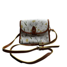Dooney Bourke Tinker Bell Crossbody Bag Disney Dandelion Coated Cotton Purse picture