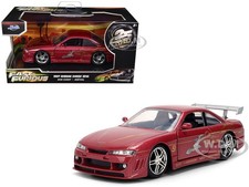 1997 NISSAN 240SX (S14) LIGHT RED "FAST & FURIOUS 25 YEARS" 1/32 BY JADA 36772 picture