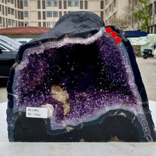 30LB Natural Amethyst Cathedral English Cluster Crystal Specimen Healing picture