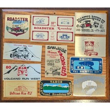 Vintage Roadster Event Plaque • Approx 10x9 • Early Round‑Up & Volcano Run picture