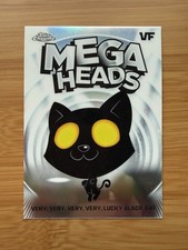 2026 Vee Friends Chrome Mega Heads Refractor Very,Very,Very,Very Lucky Black Cat picture