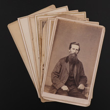 CDV Carte de Visite Lot of 8 Men from Upstate New York #735 picture