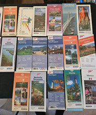 Vintage AAA Road Maps Lot of 17 1970s 1980s 1990s US Regional Travel Ephemera Cr picture