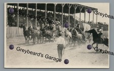 RPPC Rodeo Grandstand Roundup ALTURAS CA California Vintage Real Photo Postcard picture