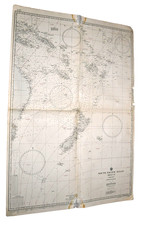 US Navy South Pacific Ocean Sheet III Nautical Chart Australia New Zealand 50x33 picture