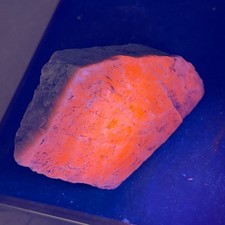 5.42LB Natural Raw Kunzite Rough Quartz Crystal Mineral Specimen(UV Reaction) picture