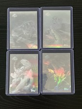 JURASSIC PARK SERIES 1 1993 TOPPS HOLOGRAM SET (4) picture