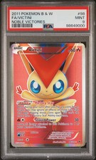 Victini 98/101 PSA 9 Noble Victories Pokemon Card Game picture