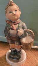 Vintage Goebel Hummel Village Boy Figurine 51 2/0 TMK 5 Last Bee W Germany 4