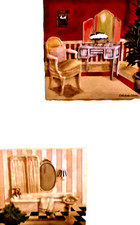 C Winterle Olson 3D Bathroom Wall Plaques Set of 2 Bathtub Vanity Decor picture