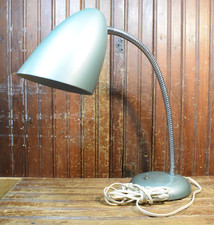 ATOMIC AGE DESK LAMP WORKS HEAVY BASE 7+ LBS VINTAGE 1960s MCM 6' POWER CORD picture