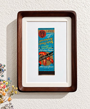 Vintage State House Restaurant Philadelphia Matchbook Framed 5x7 Seafood Decor picture