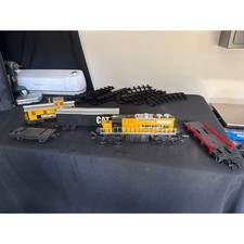 1992 Caterpillar CAT Construction Express Train Set and Tracks picture